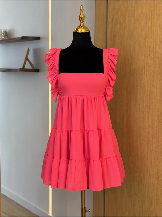 Lucy in the Sky Dresses & Skirts - Lucy in the Sky Coquette Ruffle Babydoll Mini Dress | Sweetheart Muse